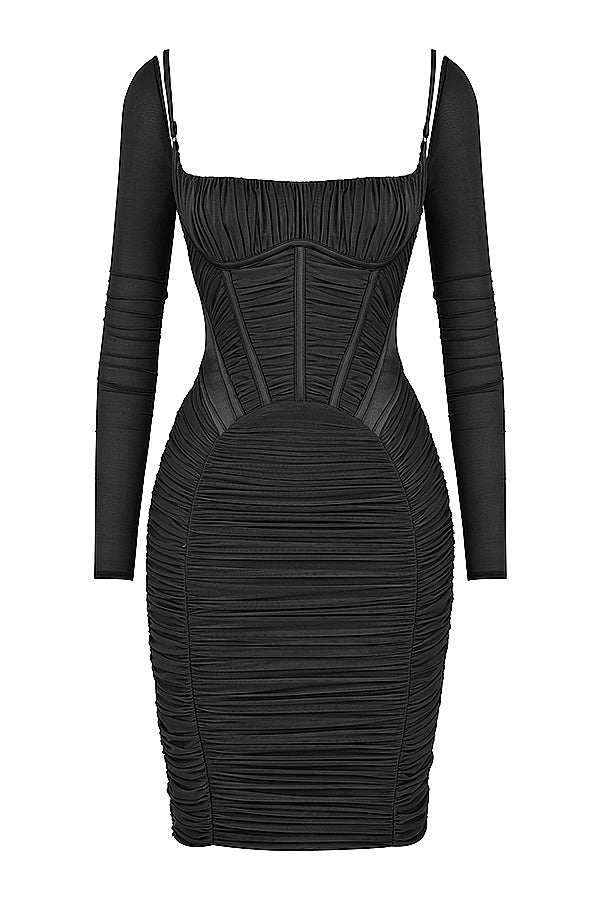 Abito corsetto raccolto