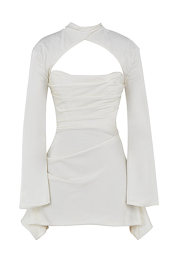Abito a corsetto drappeggiato