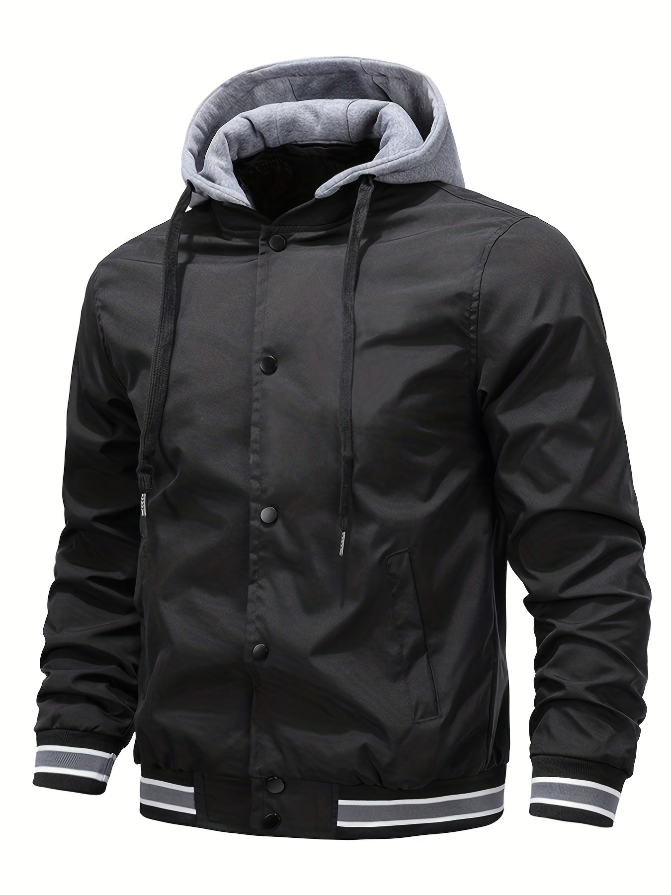 Giacca casual con cappuccio da uomo