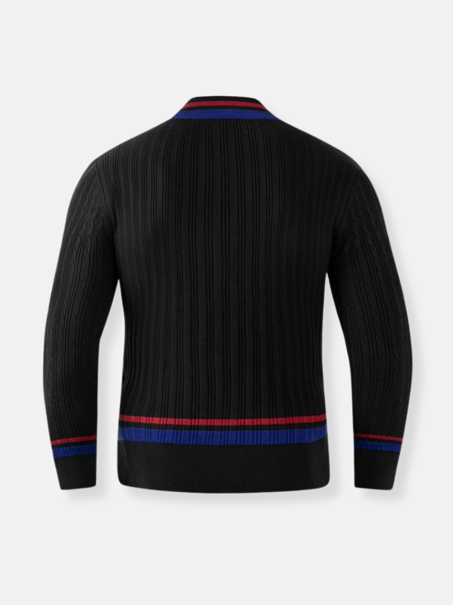 maglione classico lavorato a maglia