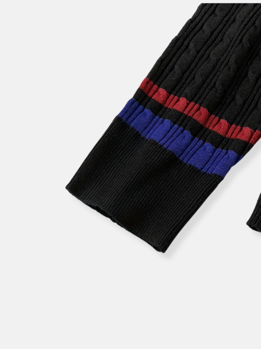 maglione classico lavorato a maglia