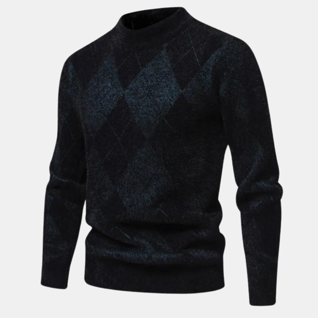Comodo maglione da uomo lavorato a maglia