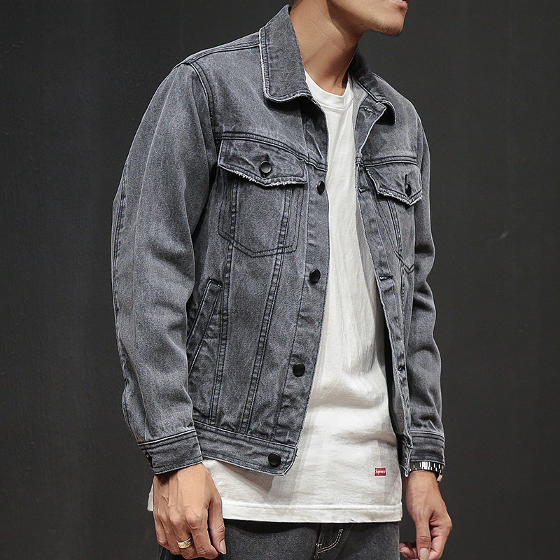Camicia in denim nero