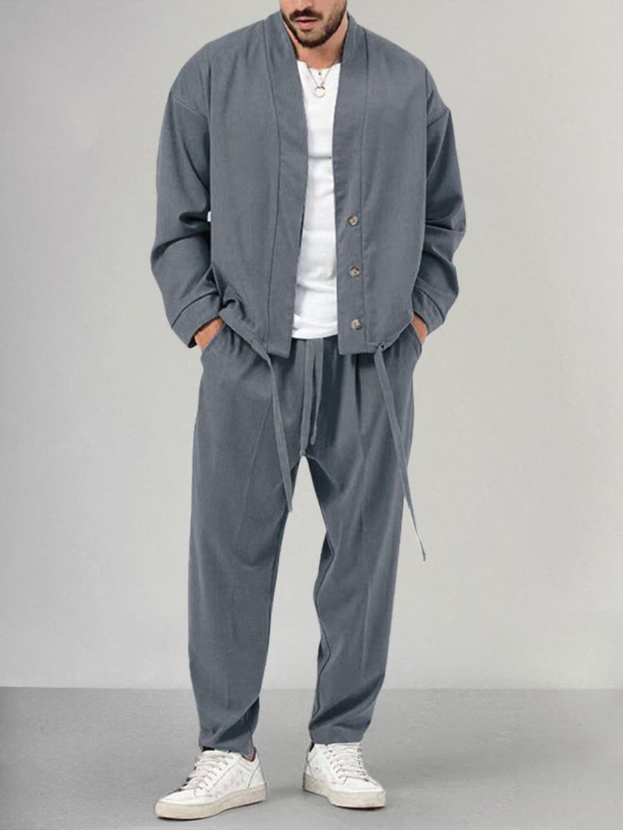 set camicia e pantaloni casual
