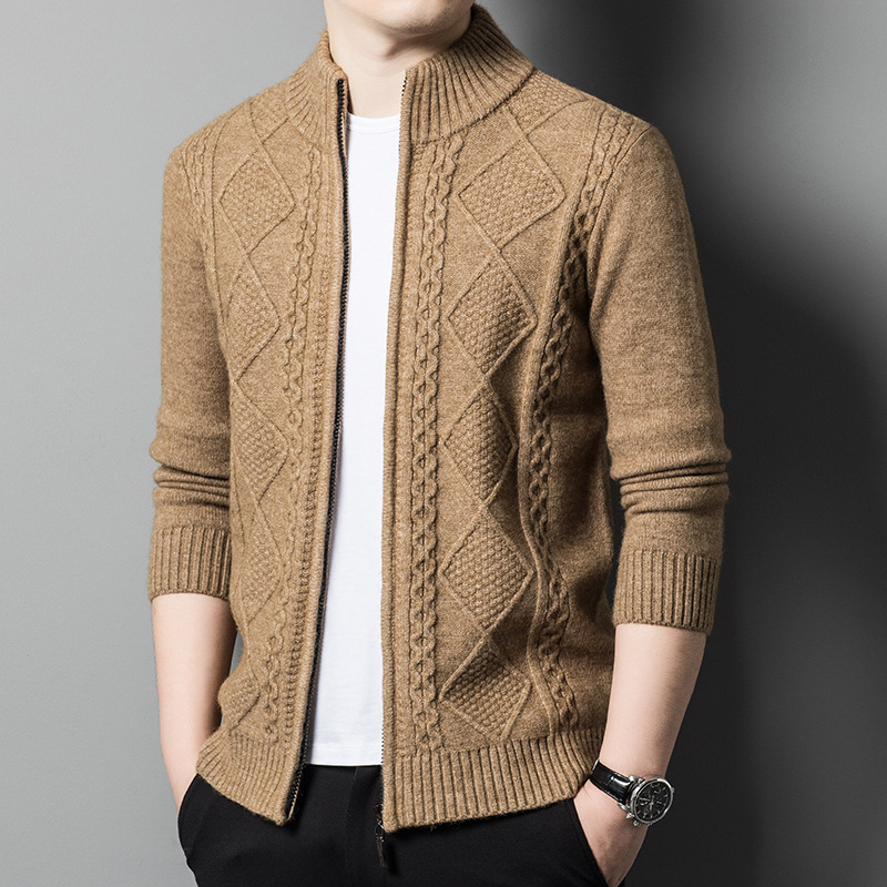 Cardigan con cerniera