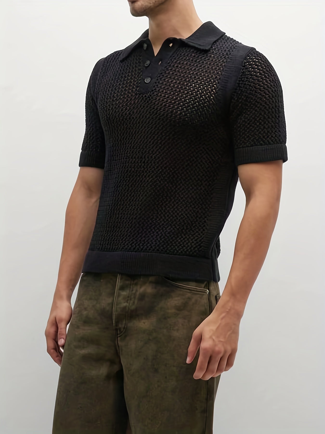 Maglia traspirante con colletto polo