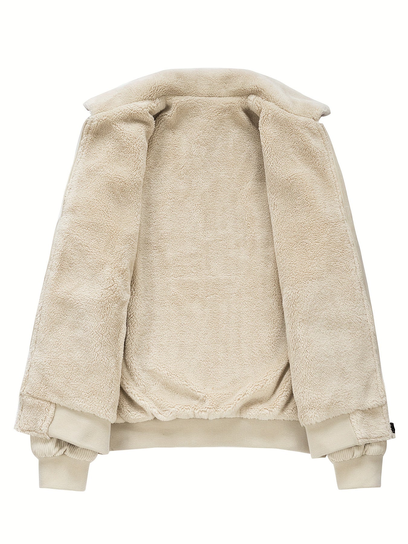 Giacca in felpa di velluto a coste rigata