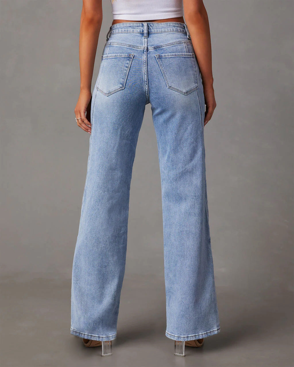 Jeans a righe