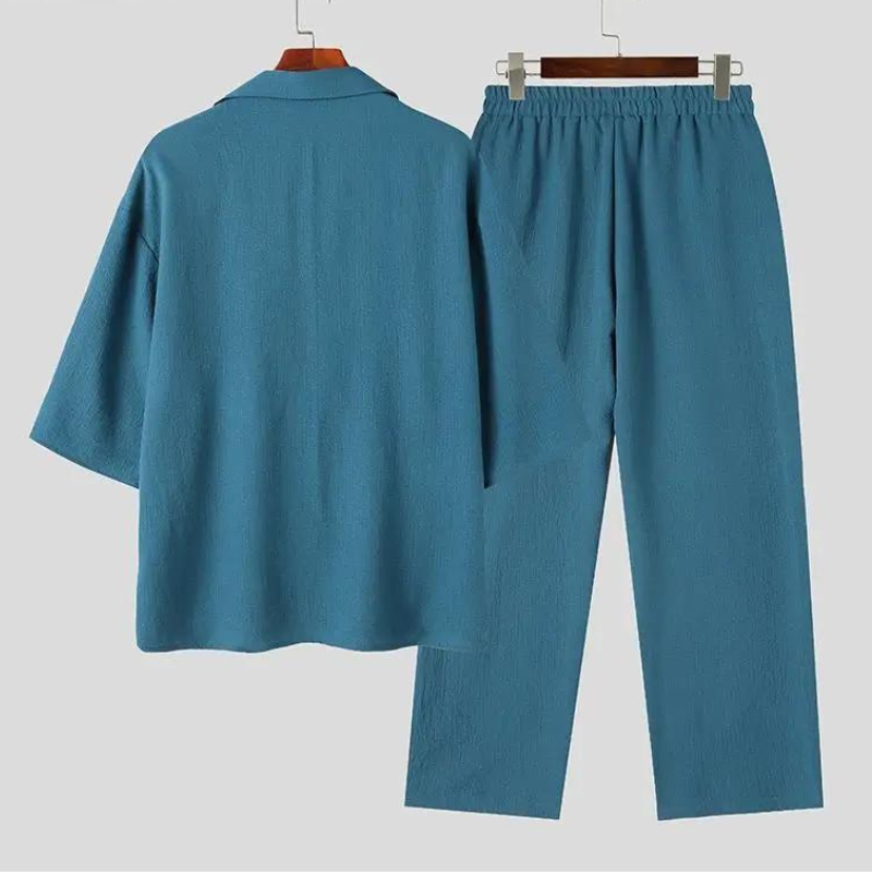 Camicie casual con maniche medie e pantaloni