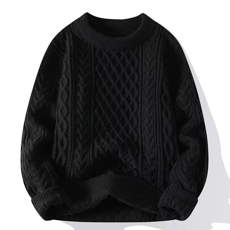 Maglione ampio in lana ritorta