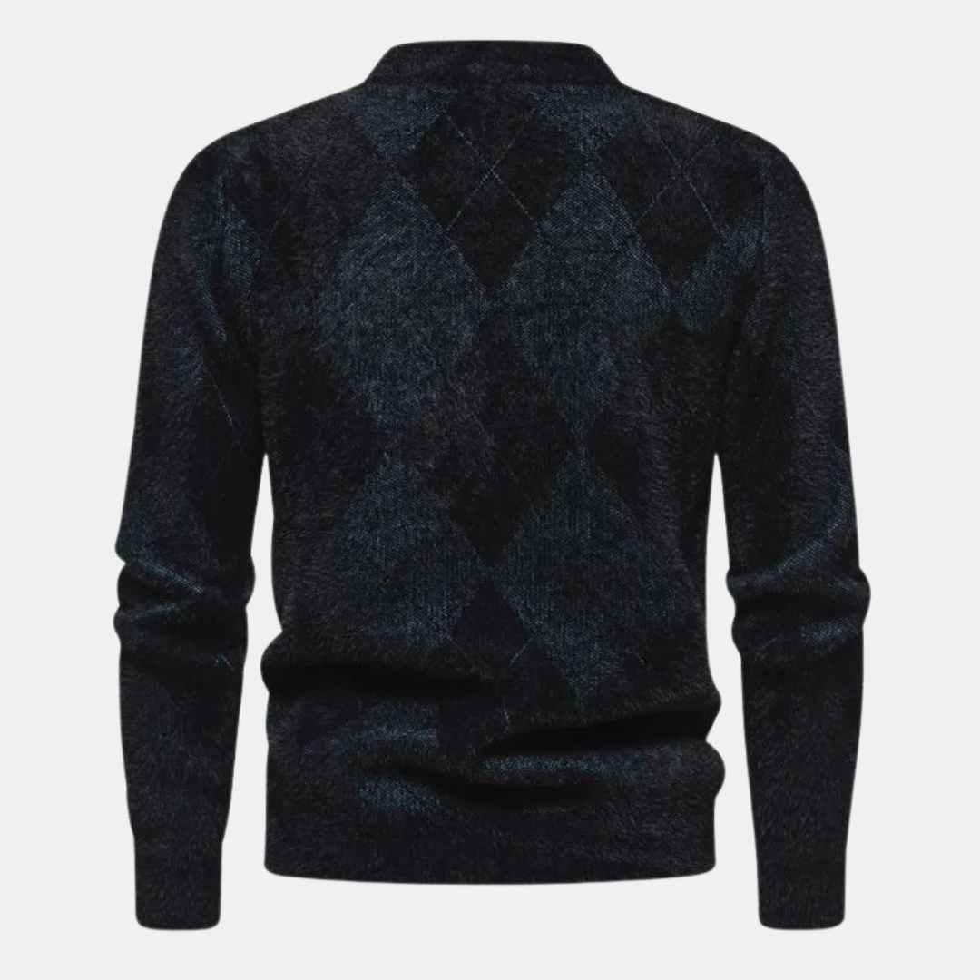 Comodo maglione da uomo lavorato a maglia