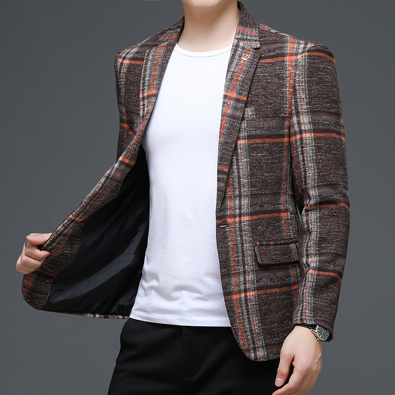 Blazer casual a quadri