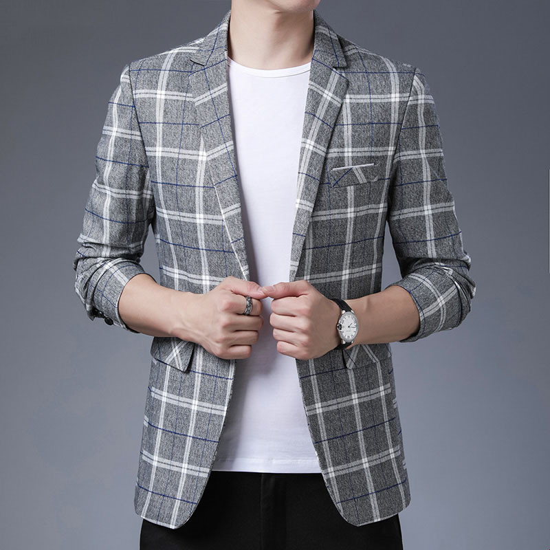 Blazer a righe lavorato a maglia