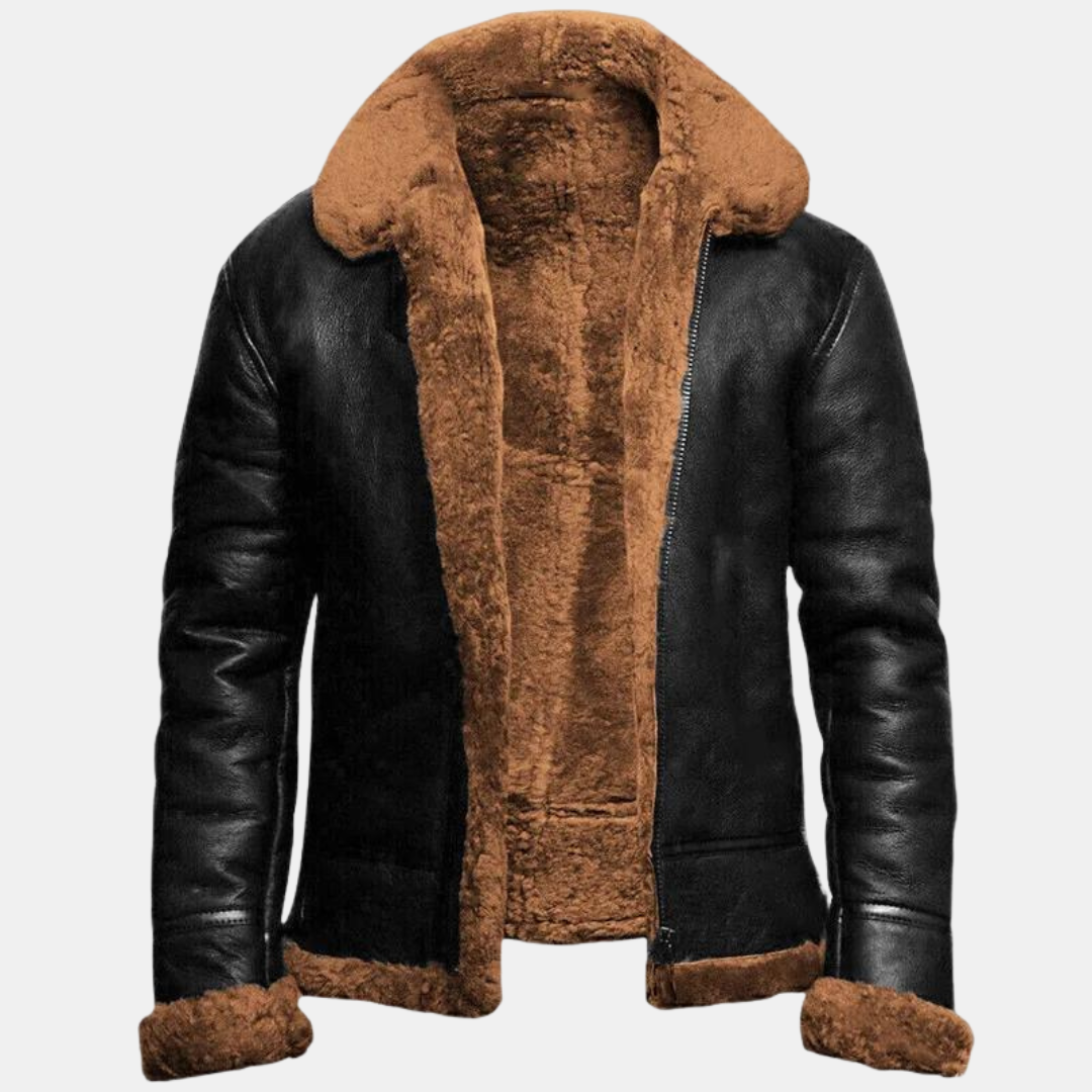 Giacca da uomo realizzata in pelle artificiale