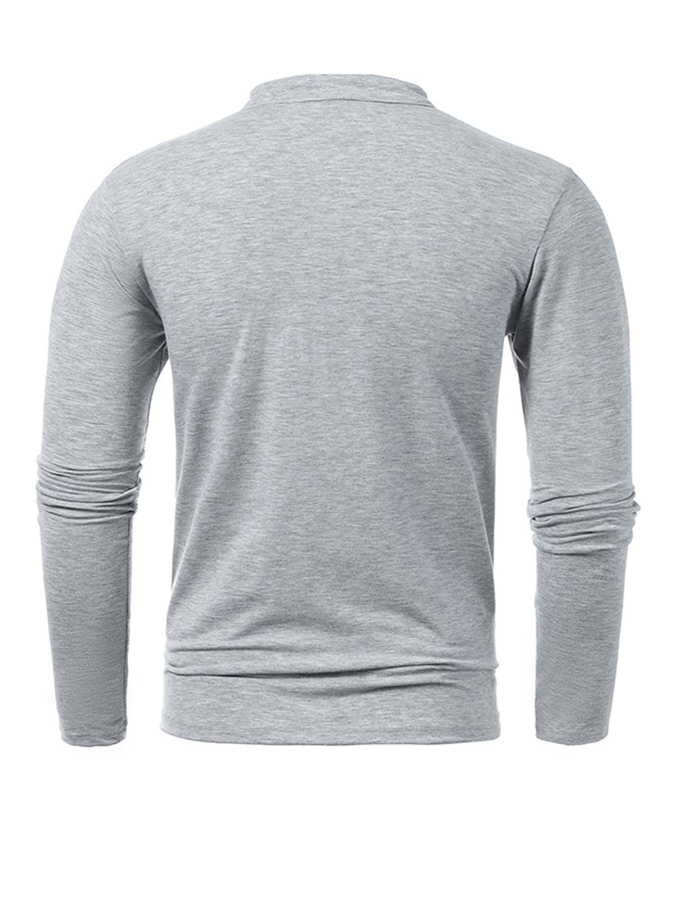 Camicia casual a maniche lunghe da uomo