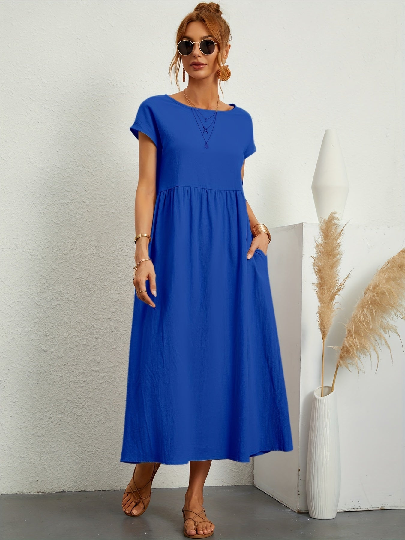 vestito estivo casual con tasche larghe