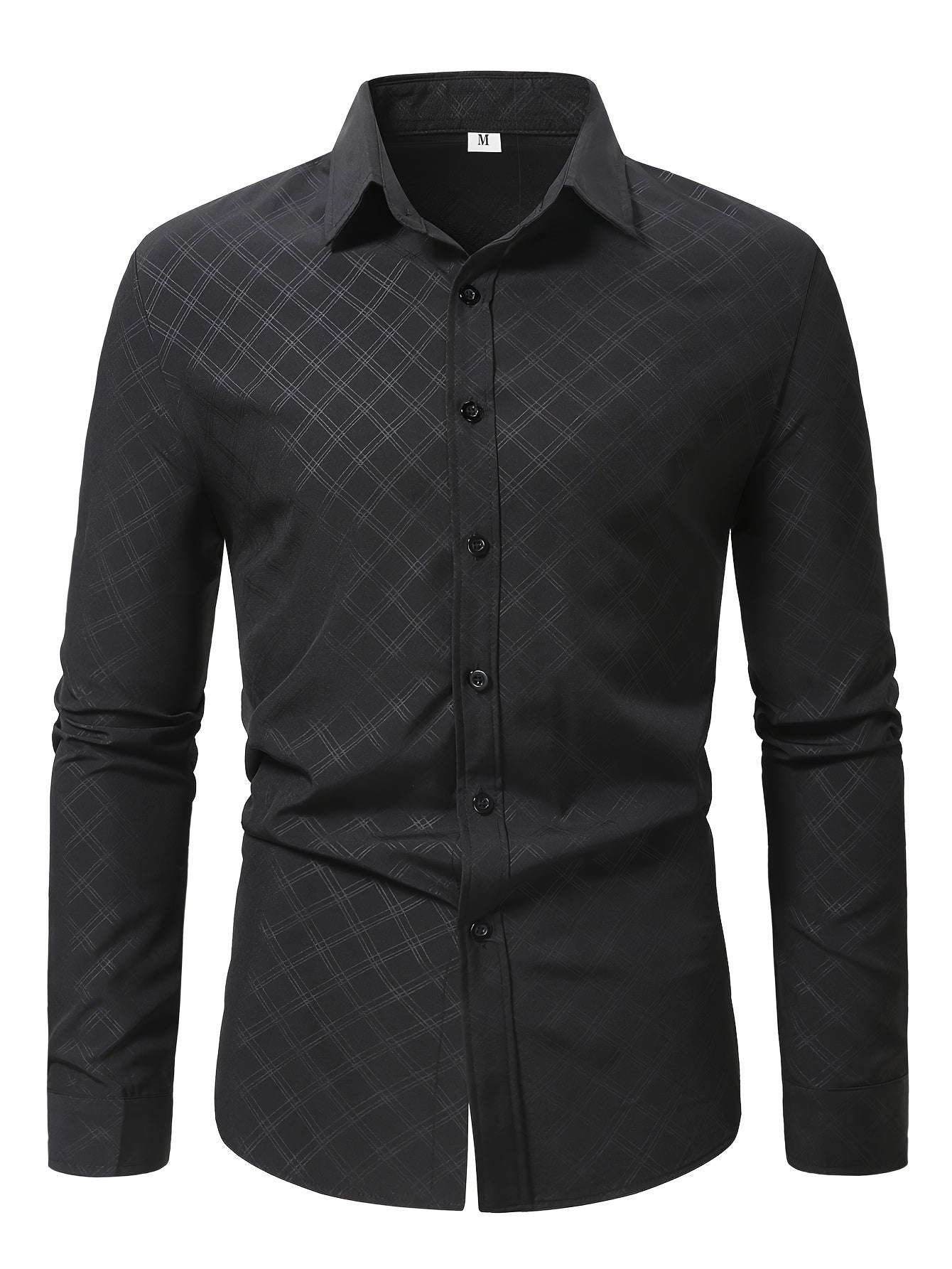 Camicia nera a righe