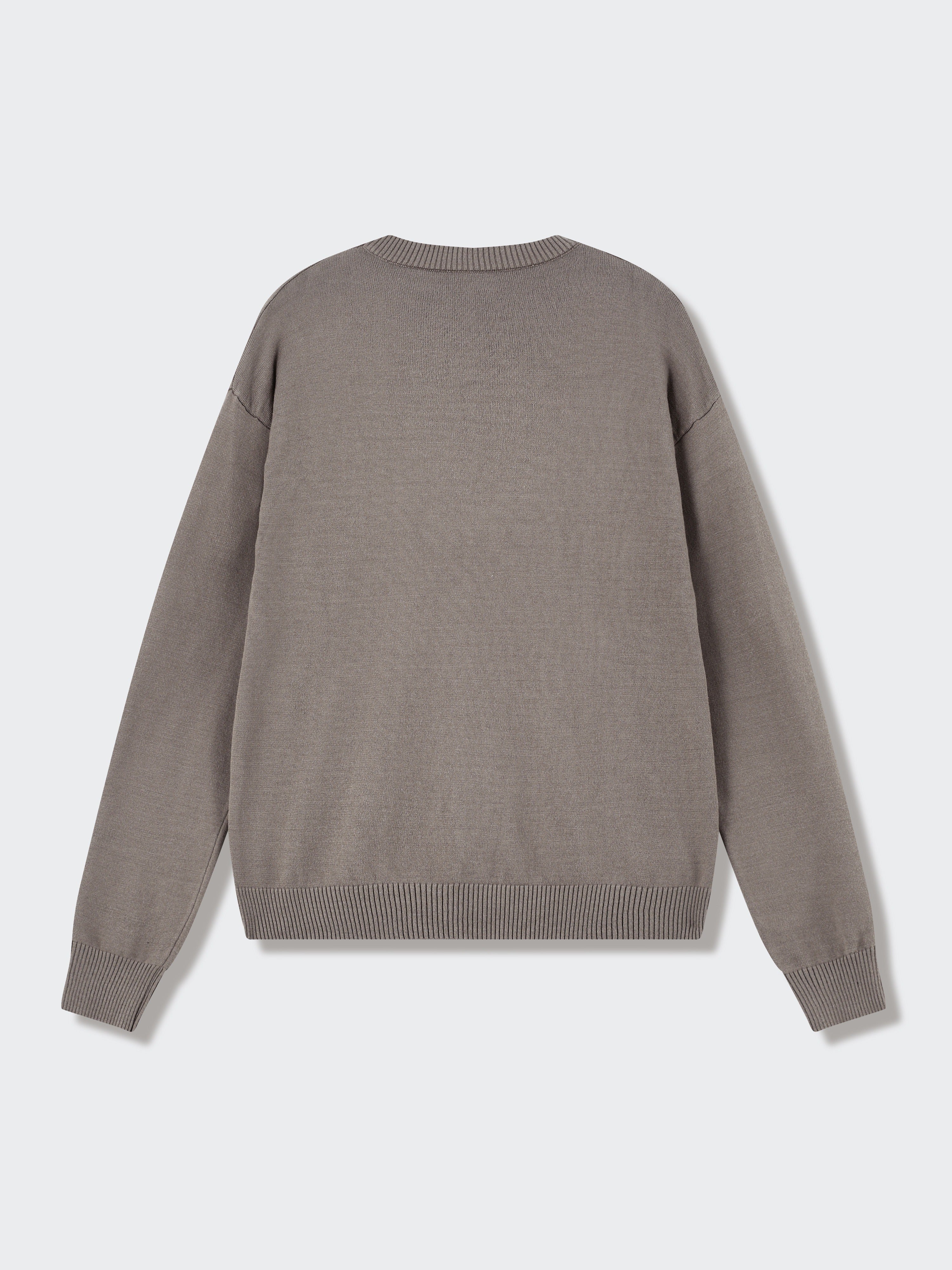 Maglione ampio lavorato a rombi