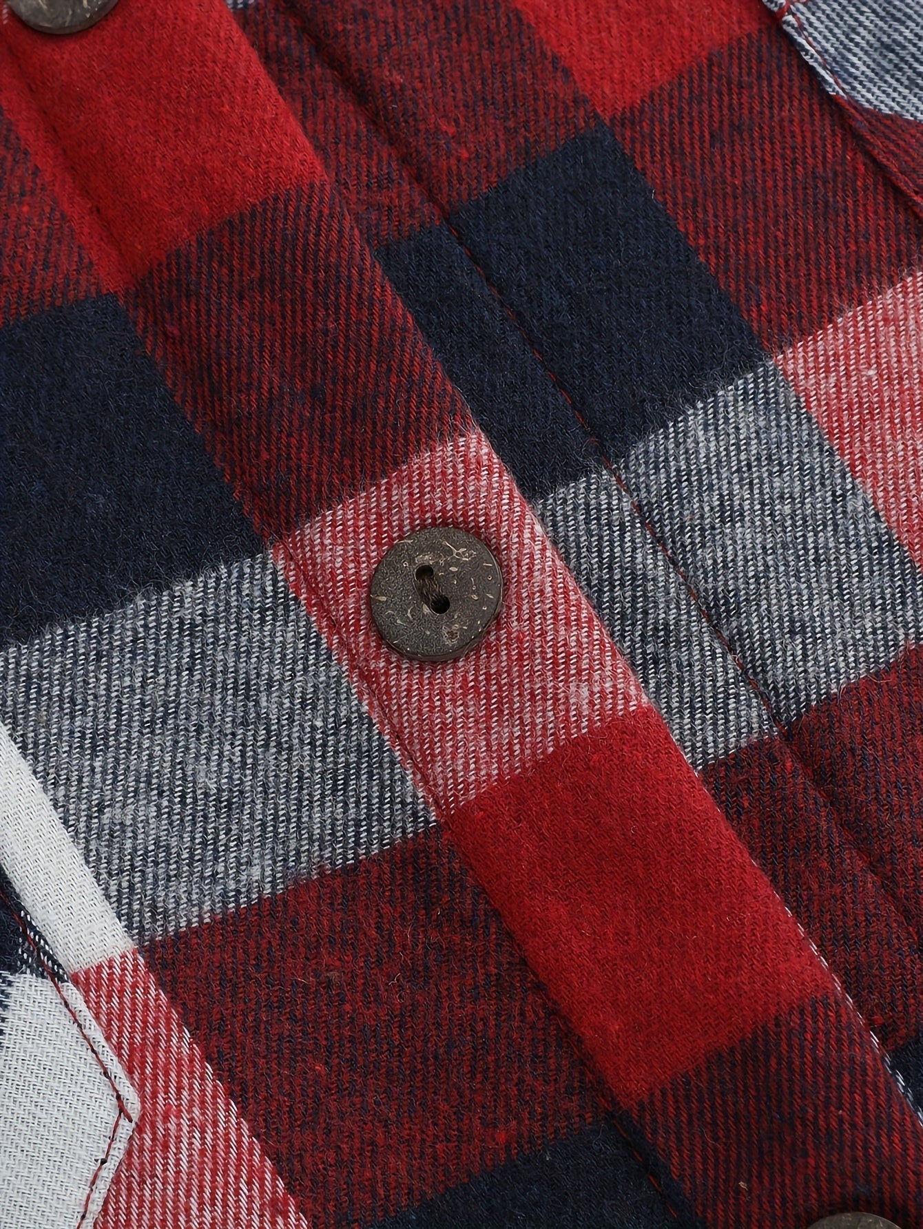 Camicia a quadri retr? in pile