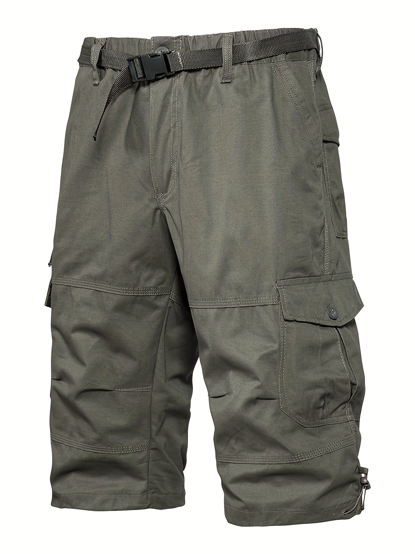 Pantaloncini capri cargo casual da uomo in stile street