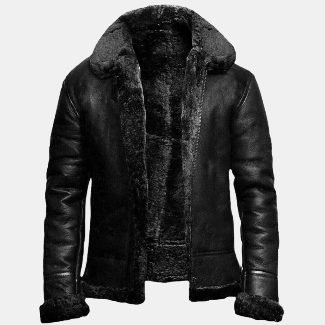 Giacca da uomo realizzata in pelle artificiale
