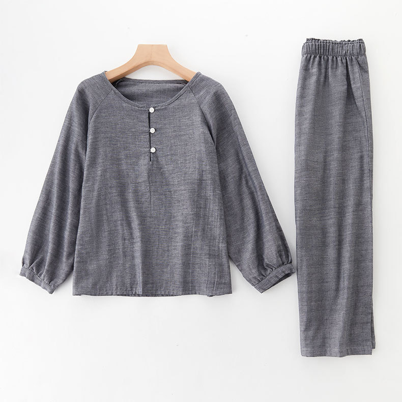 Completo da donna con t-shirt e pantaloni in stile denim a rete a doppio strato