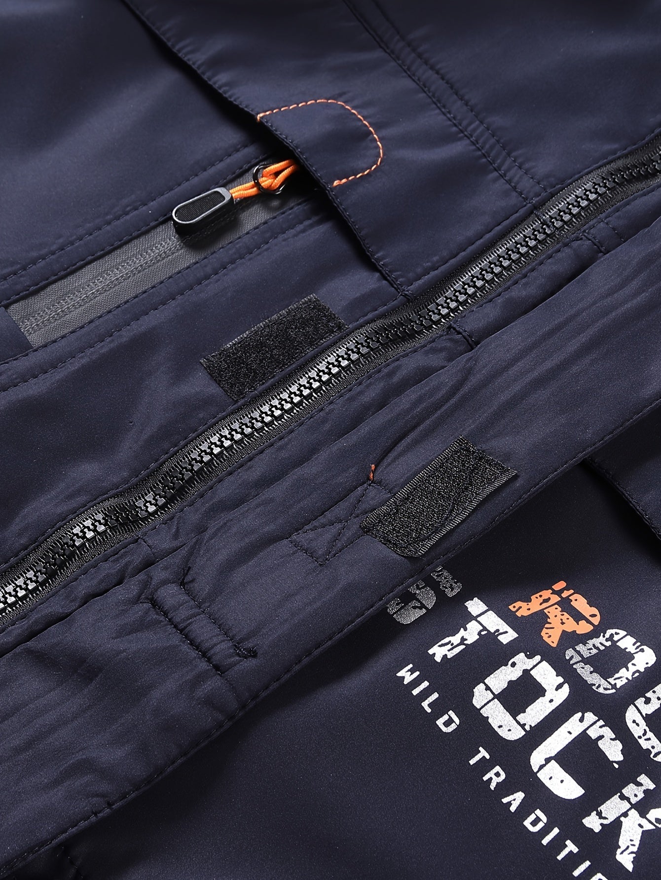 Calda giacca in pile con tasche con patta