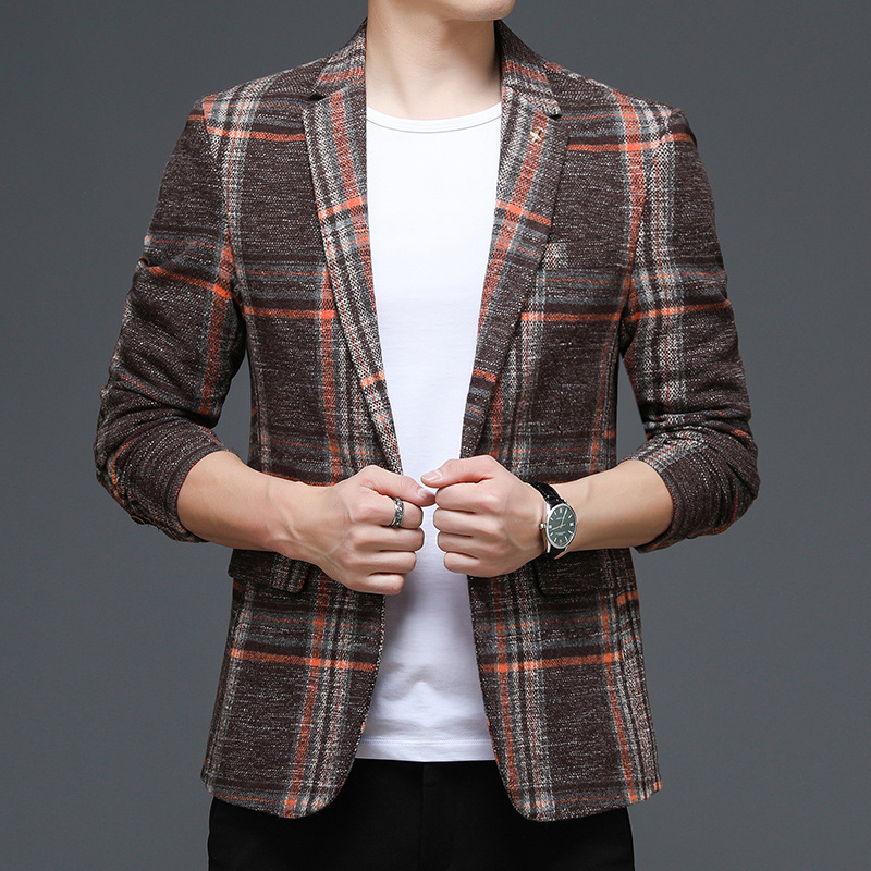 Blazer casual a quadri