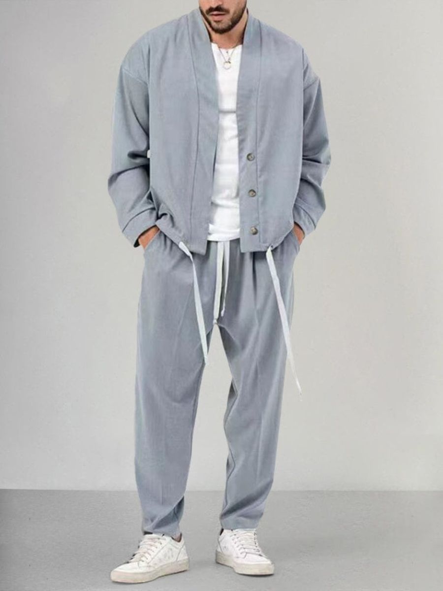 set camicia e pantaloni casual