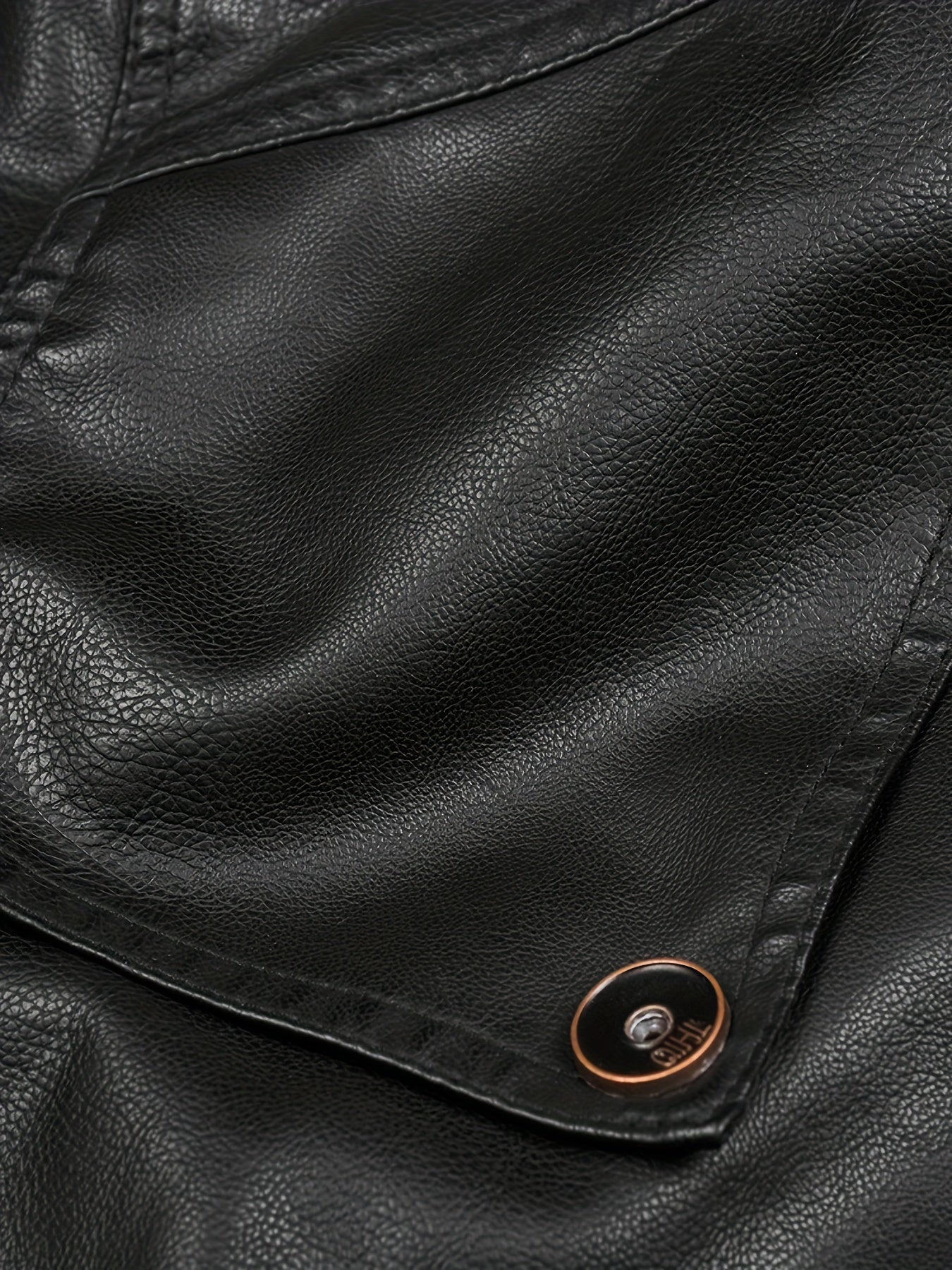 Giacca lunga in pelle da uomo