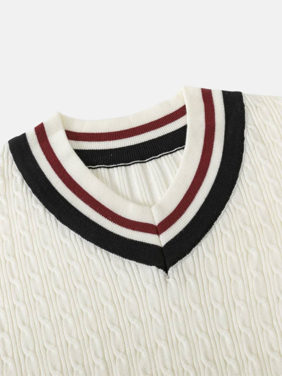 maglione classico lavorato a maglia