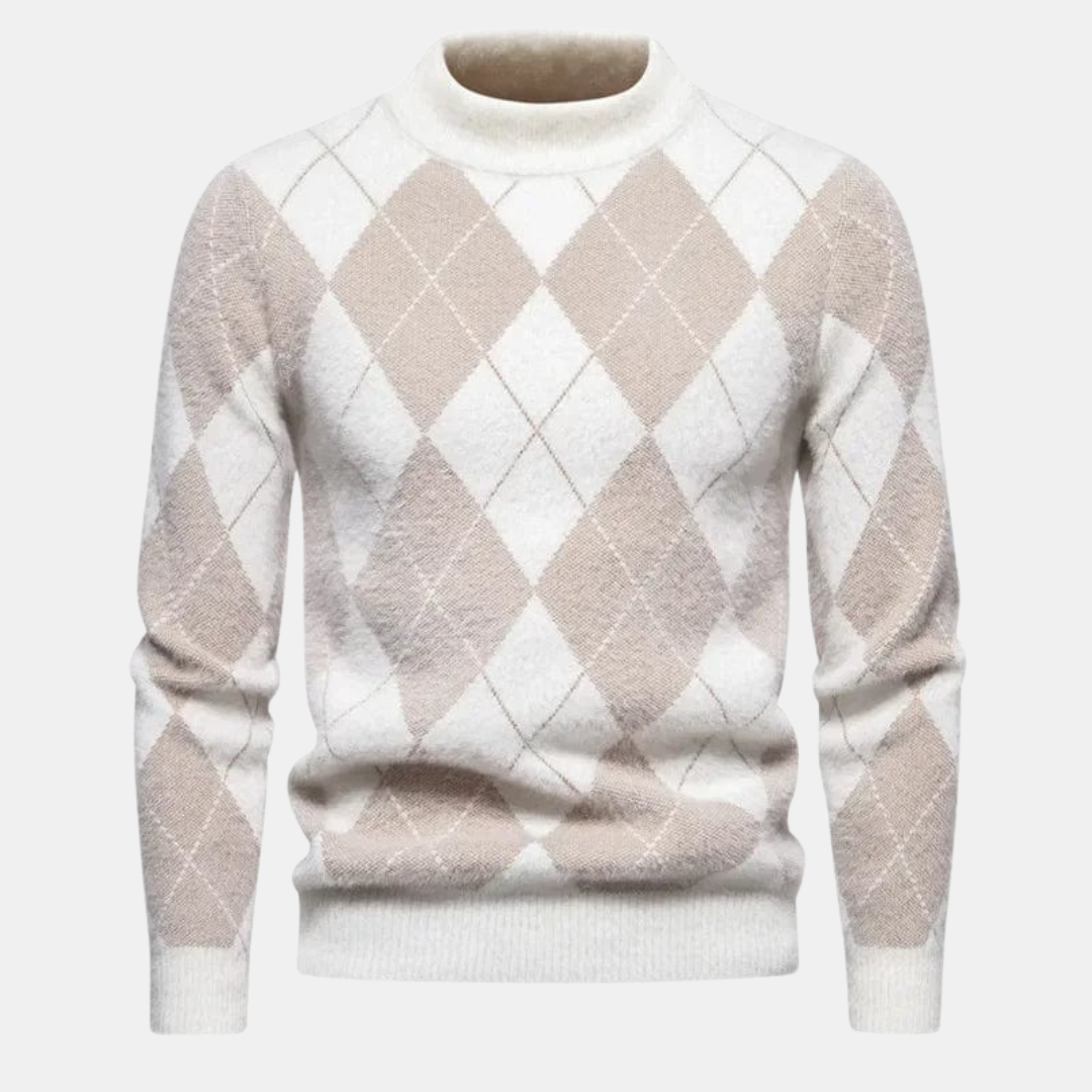 Comodo maglione da uomo lavorato a maglia