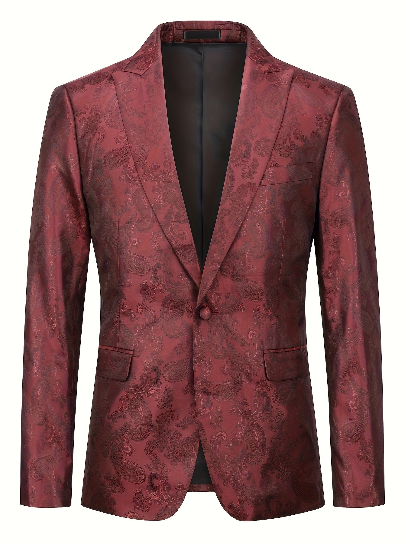 Completo composto da giacca blazer e pantaloni con motivo cachemire