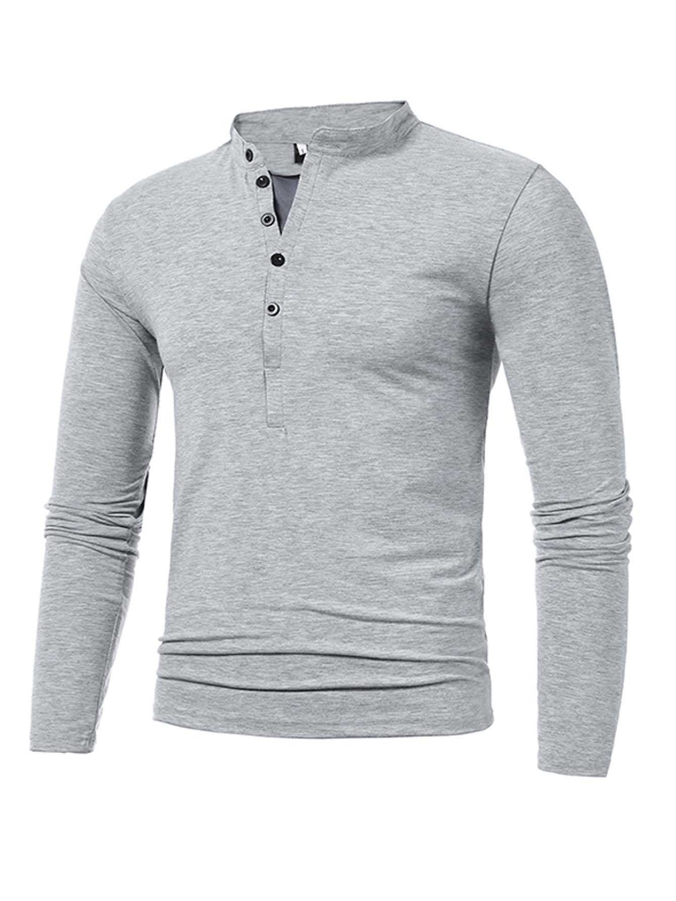 Camicia casual a maniche lunghe da uomo