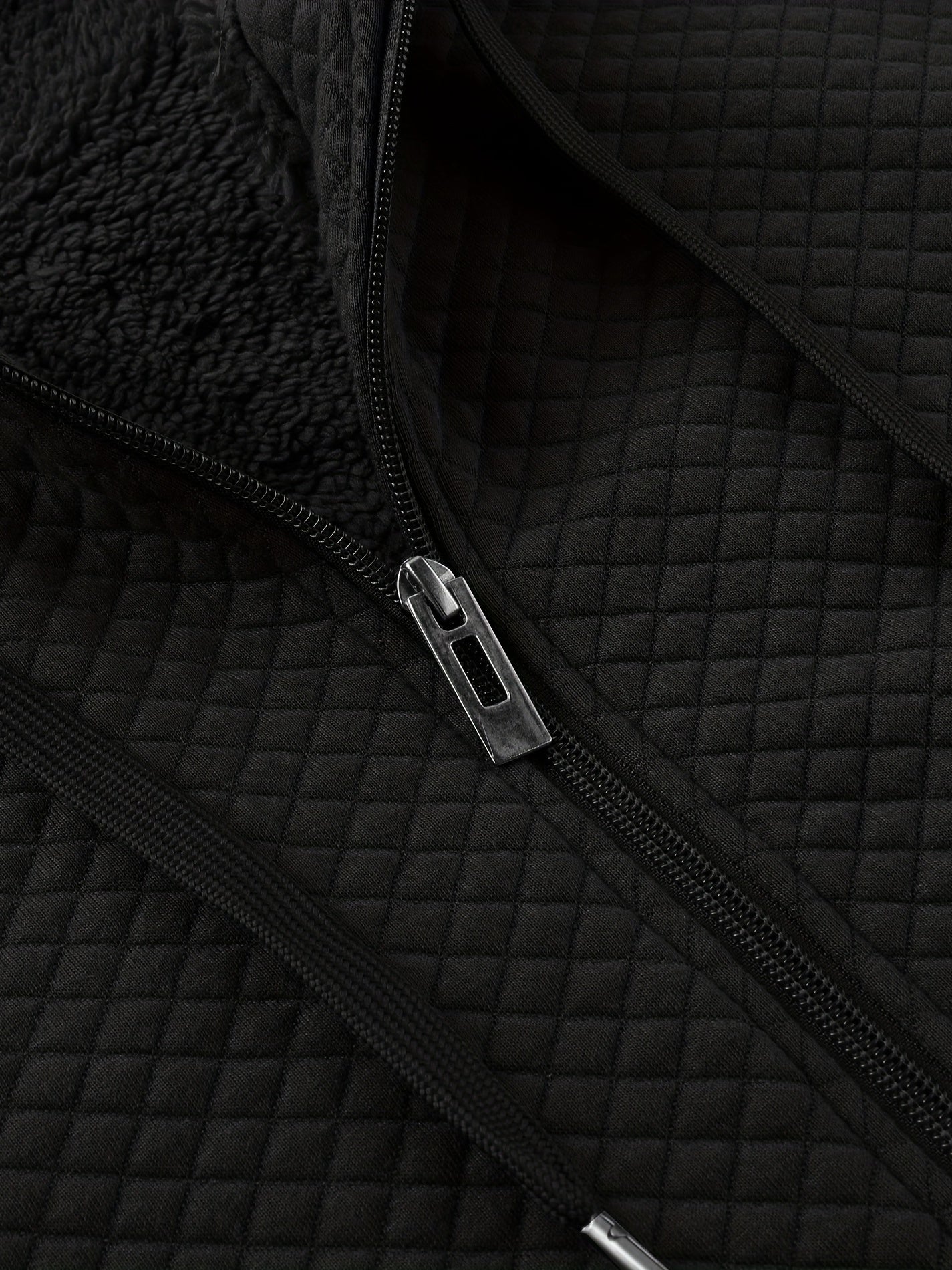 Felpa foderata in sherpa con pelliccia