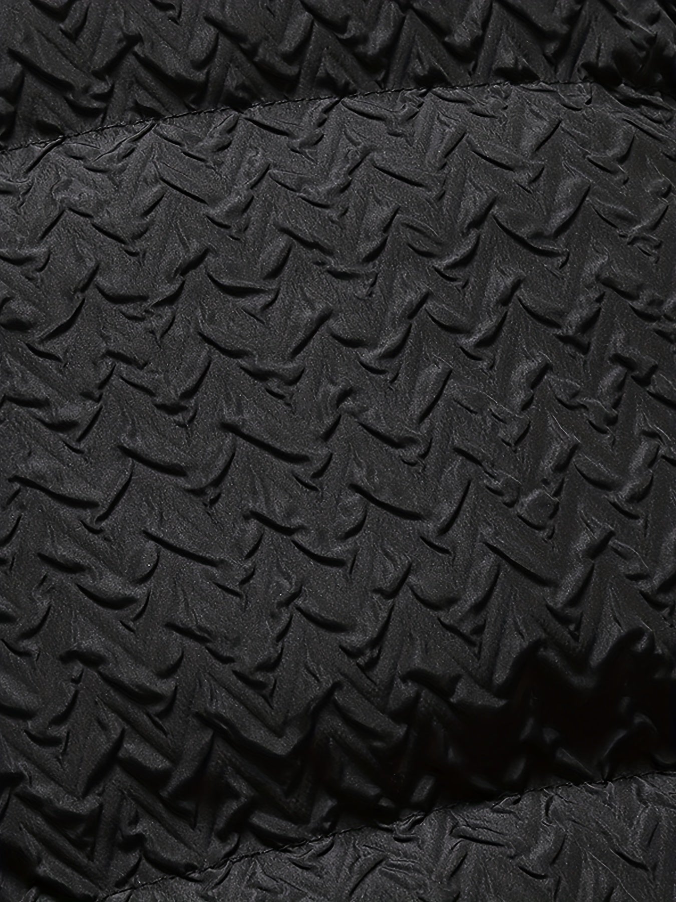 Giacca strutturata in pile nero