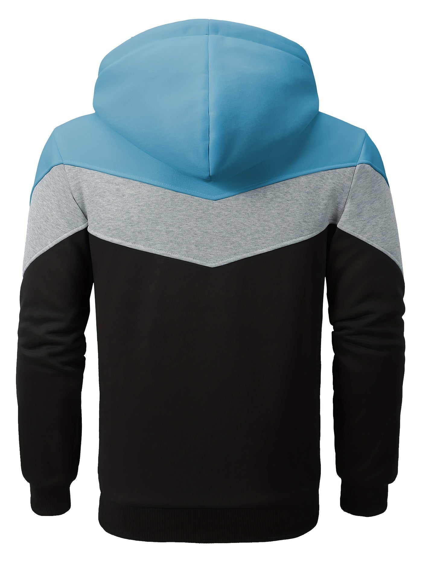 Felpa con cappuccio versatile in pelliccia da uomo