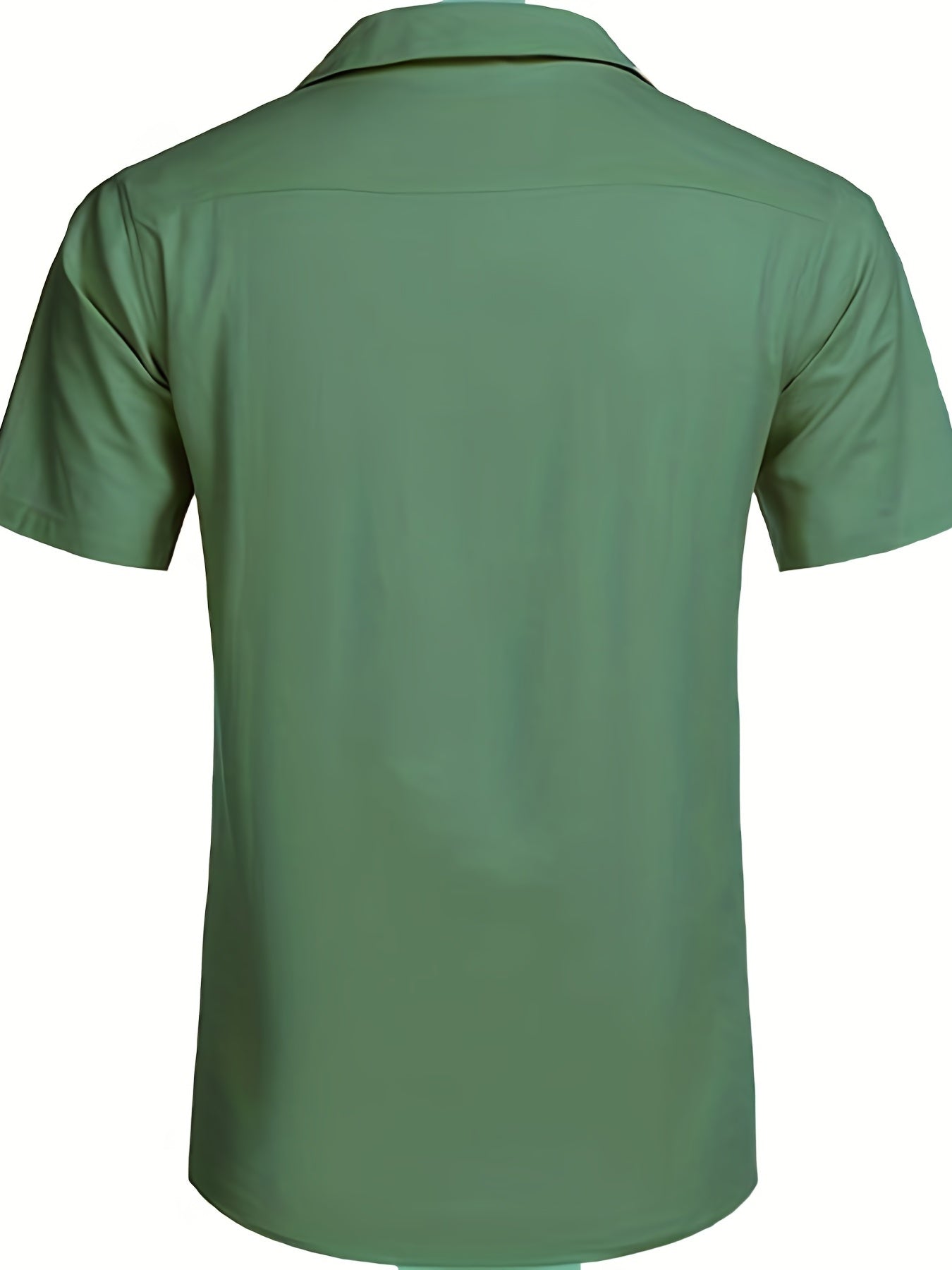 Camicia ampia casual, leggermente elasticizzata con maniche corte e risvolti