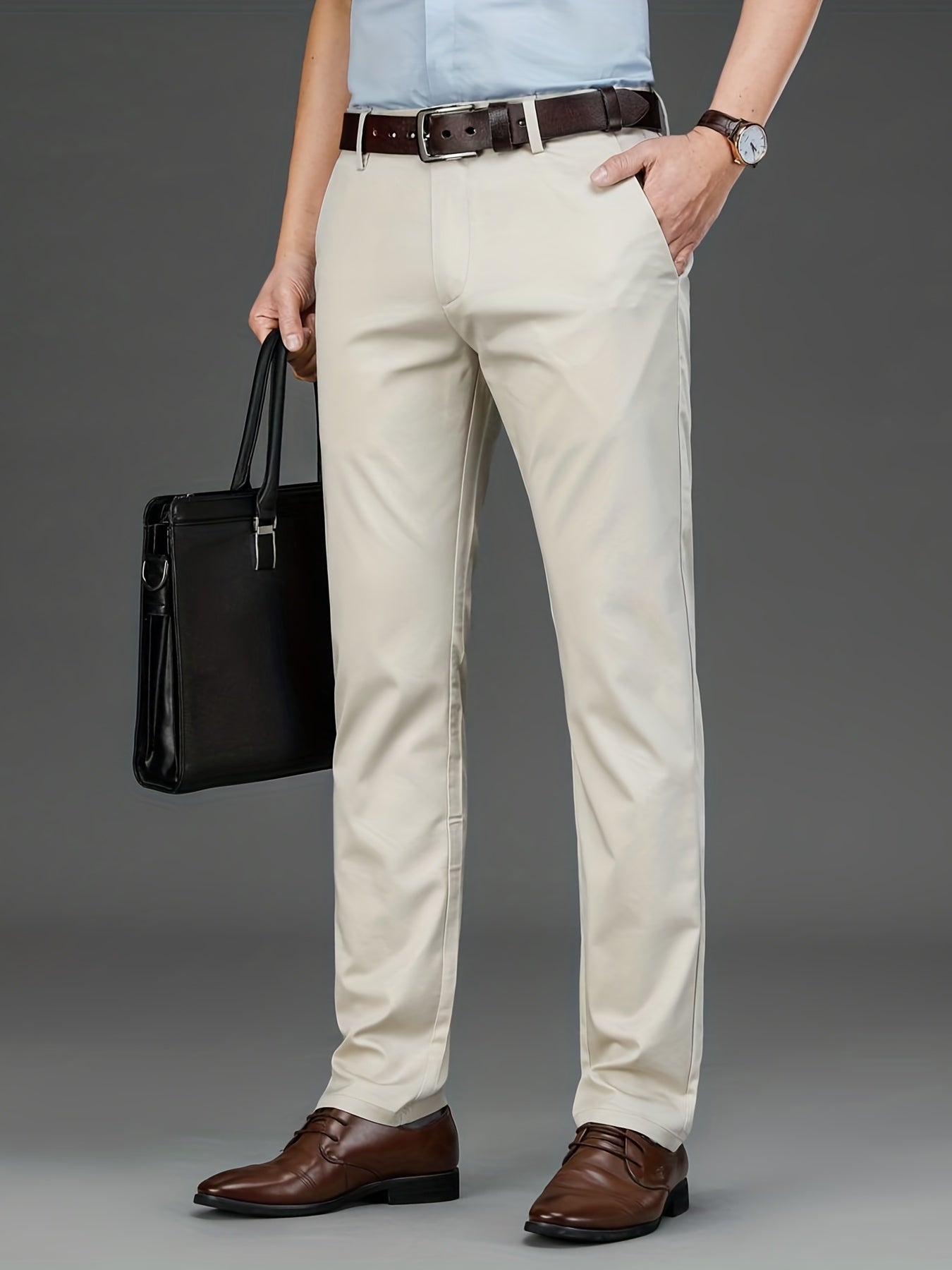 Pantaloni classici mid-stretch
