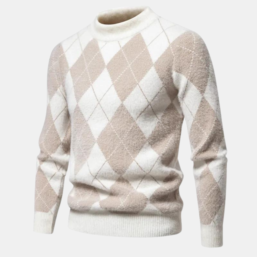 Comodo maglione da uomo lavorato a maglia