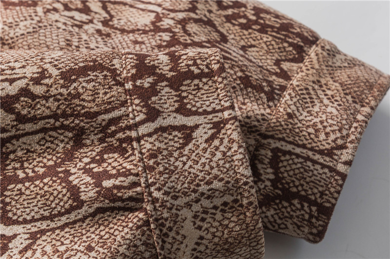 Giacca leggera in pelle scamosciata marrone