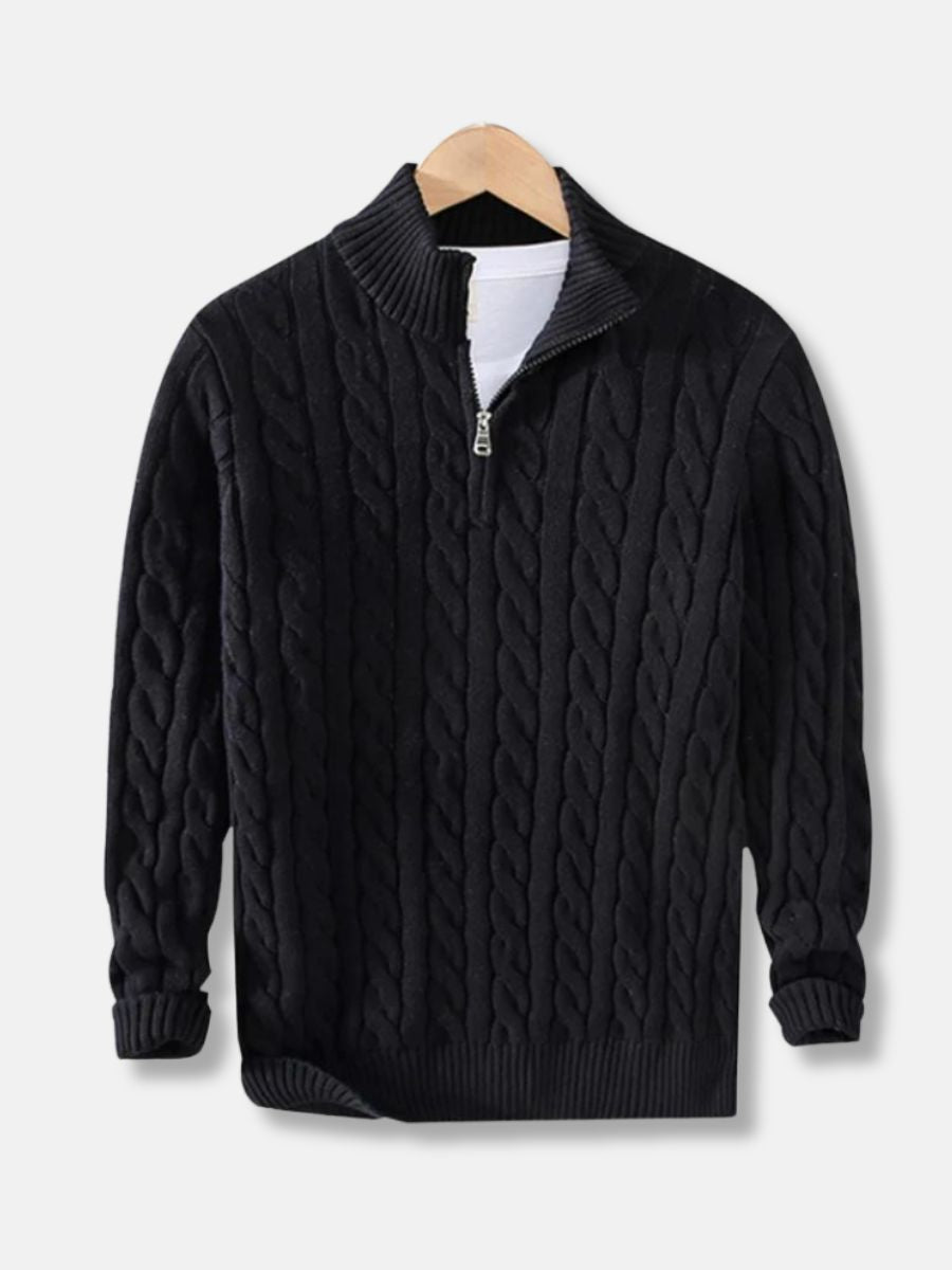 maglione con cerniera