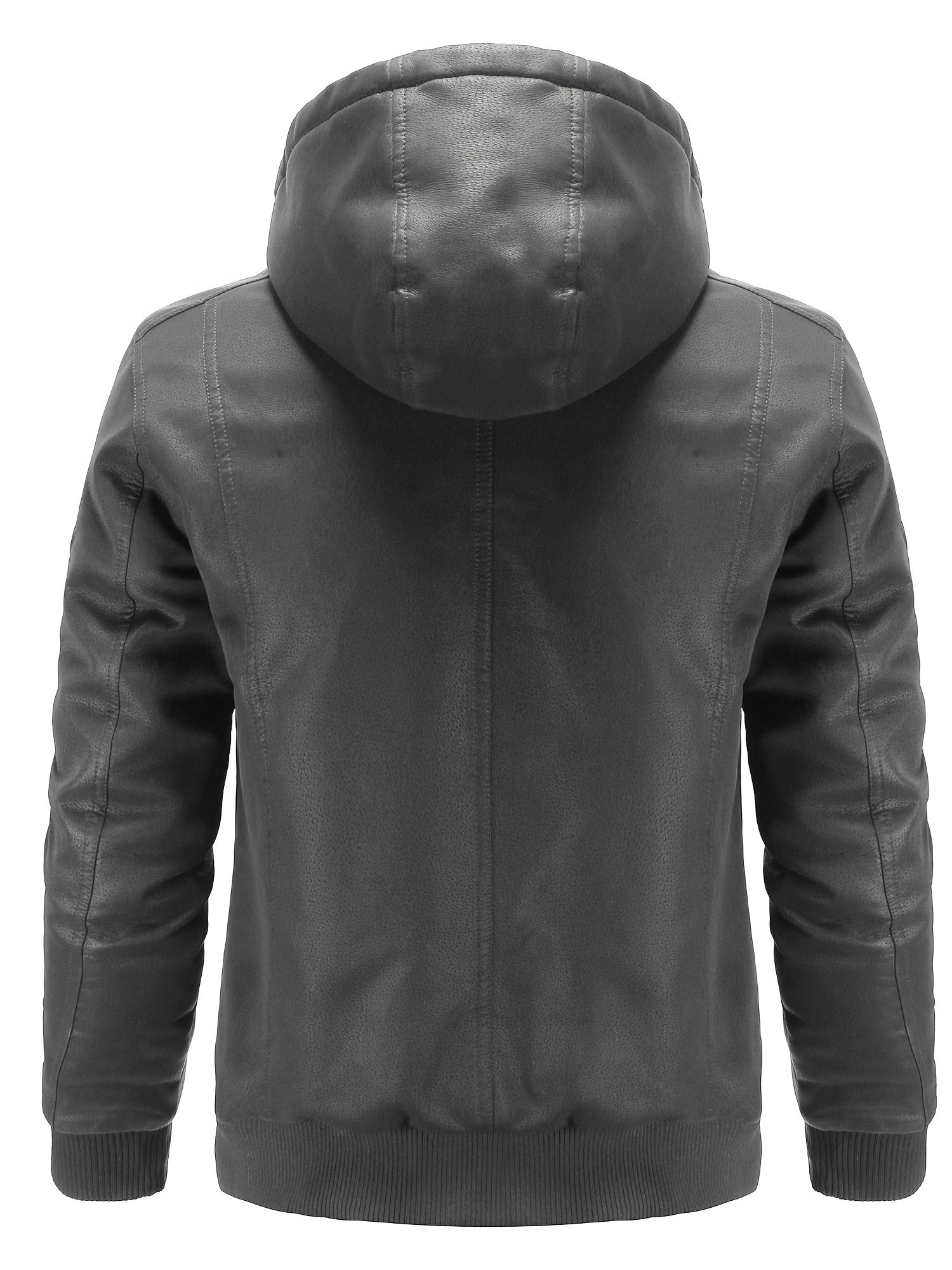 Giacca in pelle trapuntata