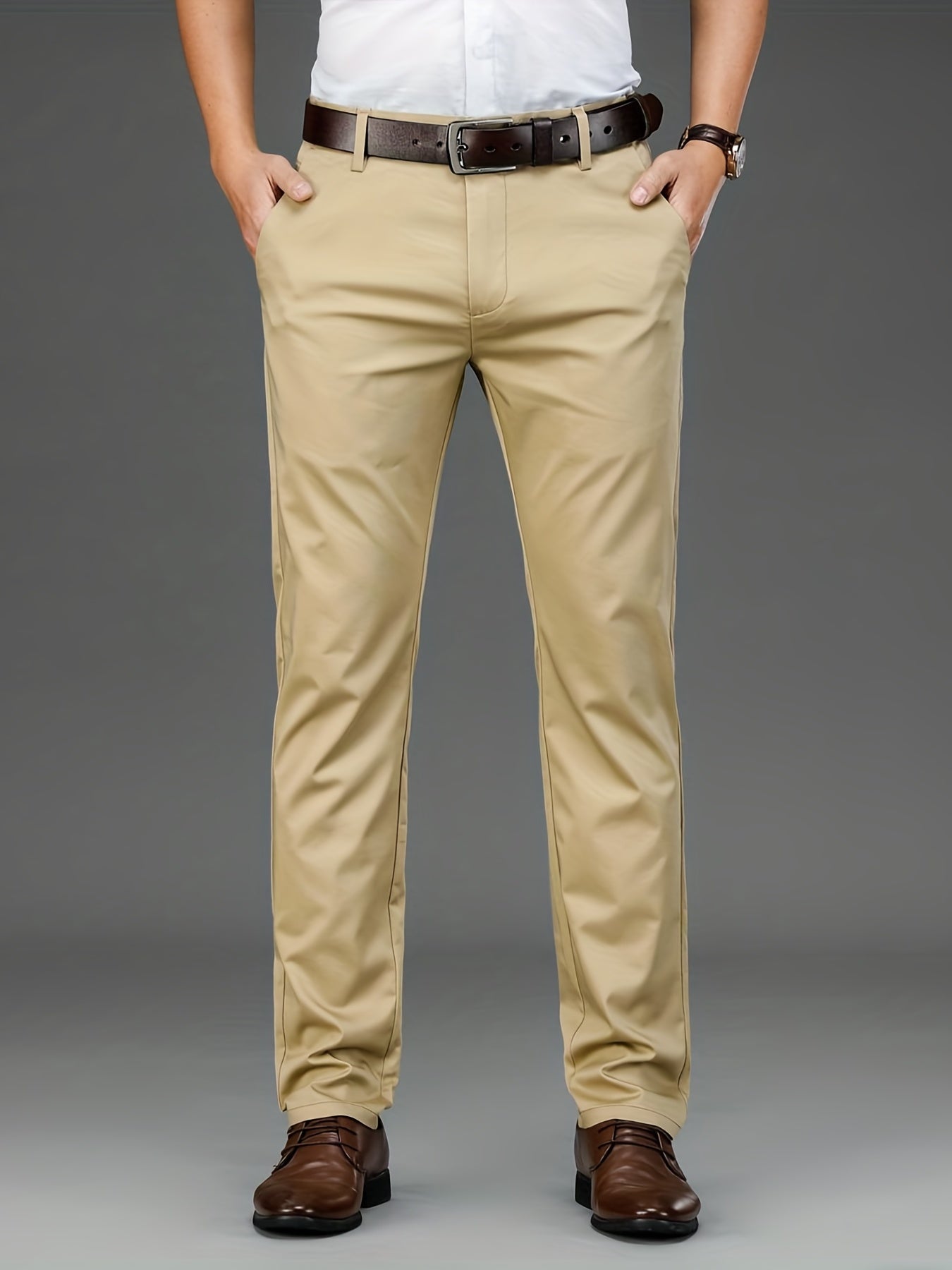 Pantaloni classici mid-stretch