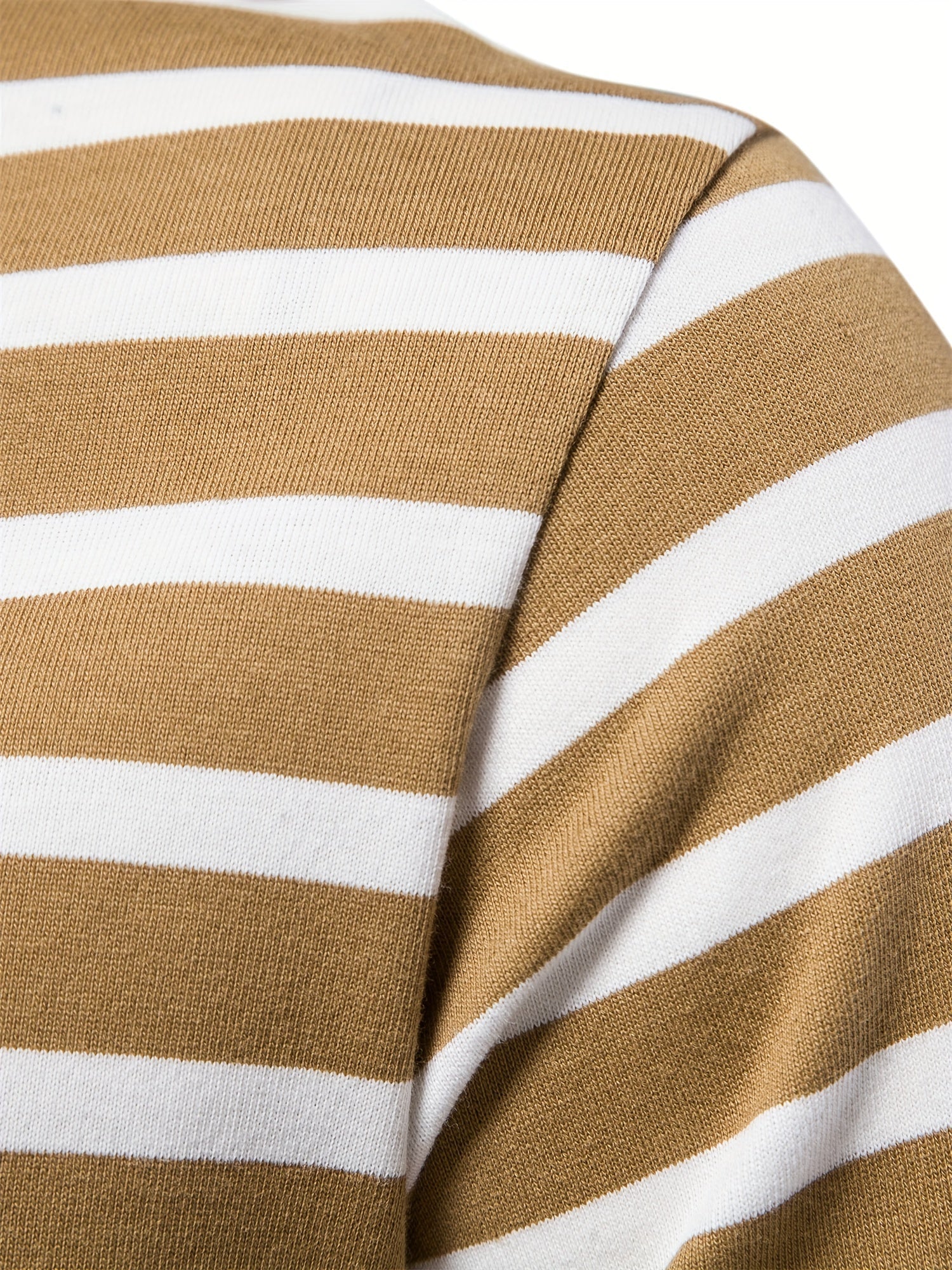 Camicia casual da uomo a maniche lunghe a righe