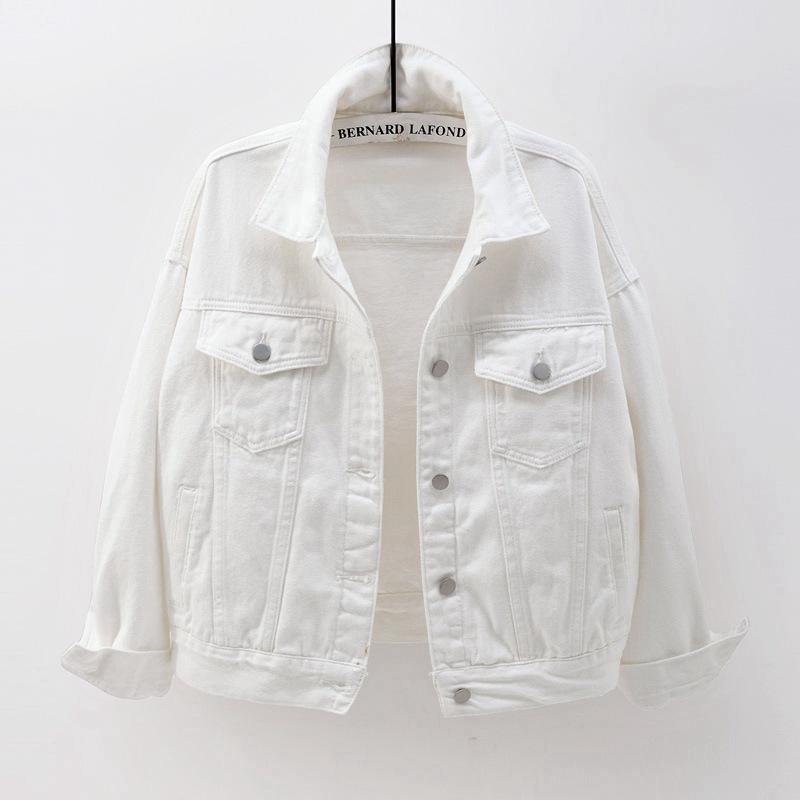 Giacca classica in denim da donna in tanti colori