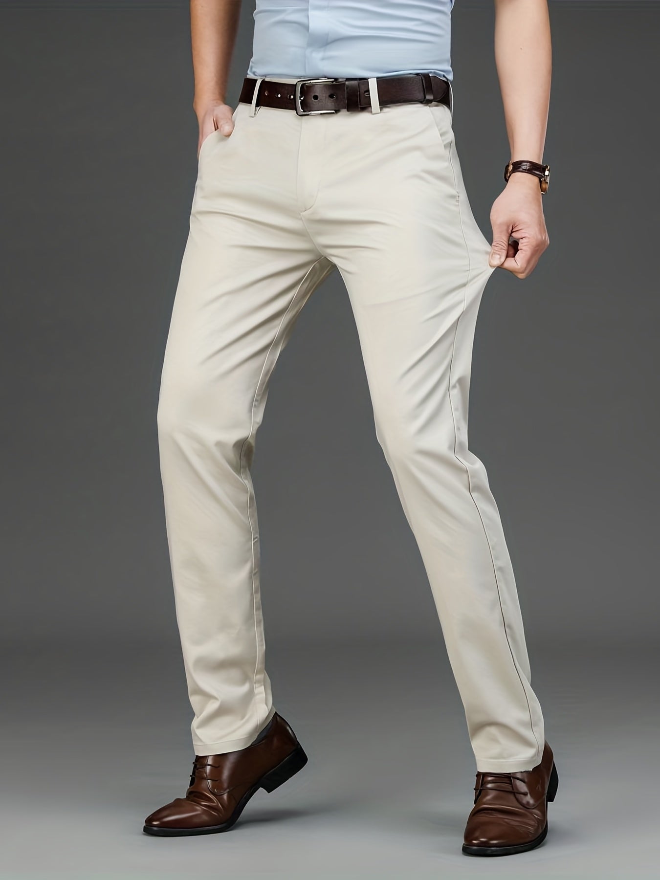 Pantaloni classici mid-stretch
