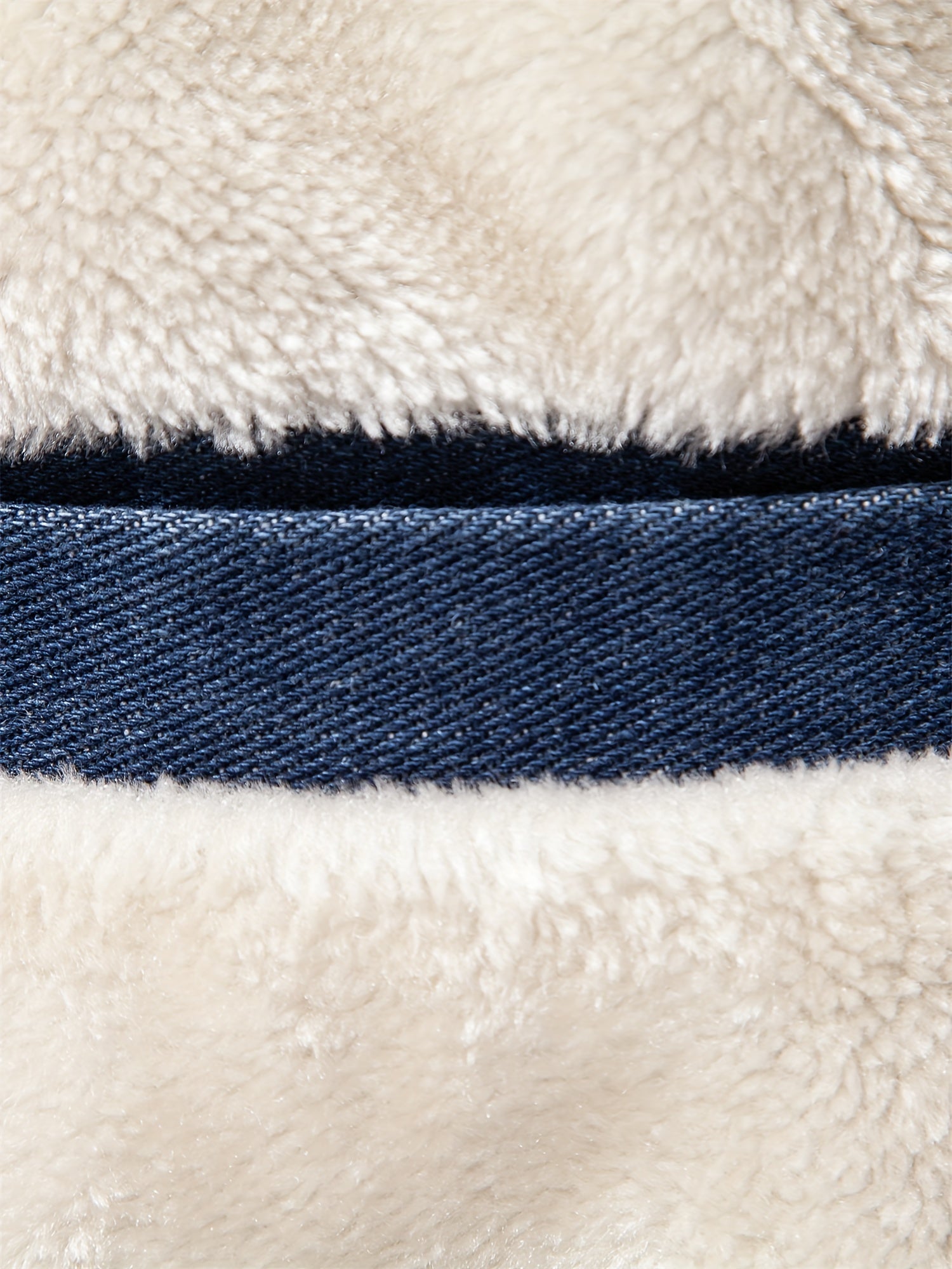 Giacca in pile denim da uomo