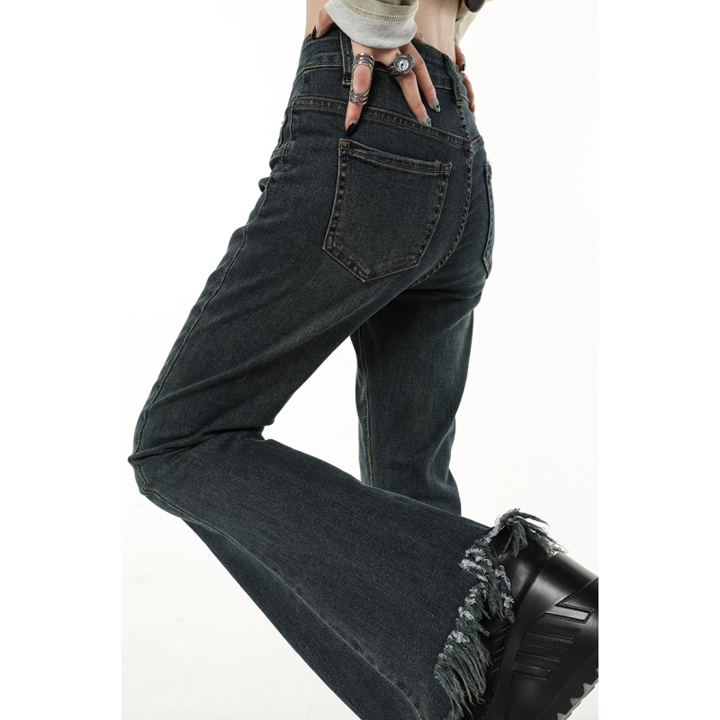 Jeans vintage neri da donna