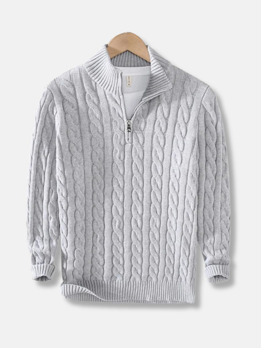 maglione con cerniera